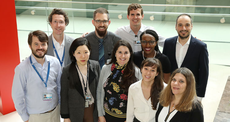 The training directors and a group of residents